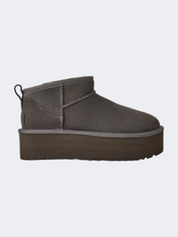 UGG Classic Ultra Mini Platform Women Lifestyle Shoes Charcoal