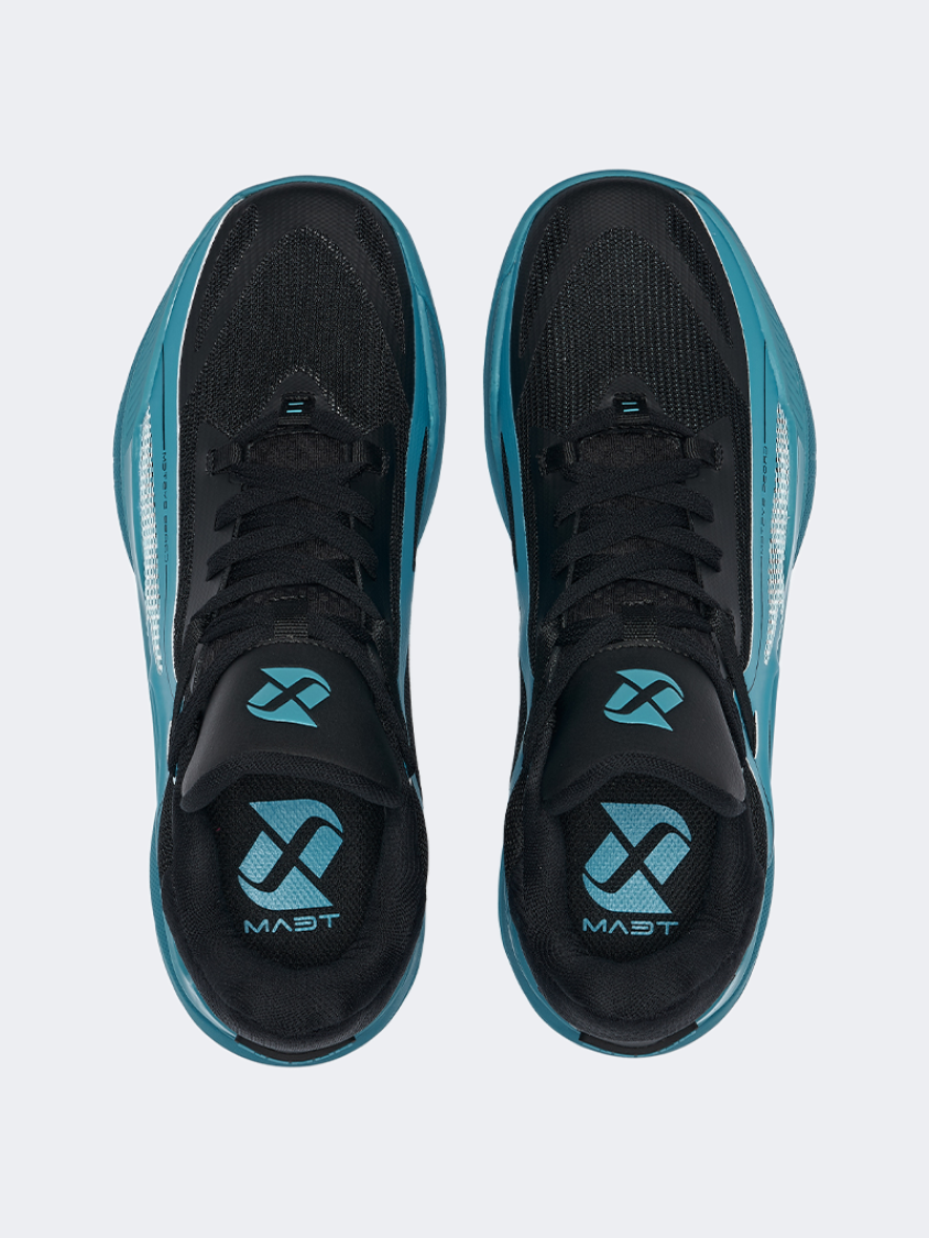 Erke Men Basketball Shoes Black/Dark Blue