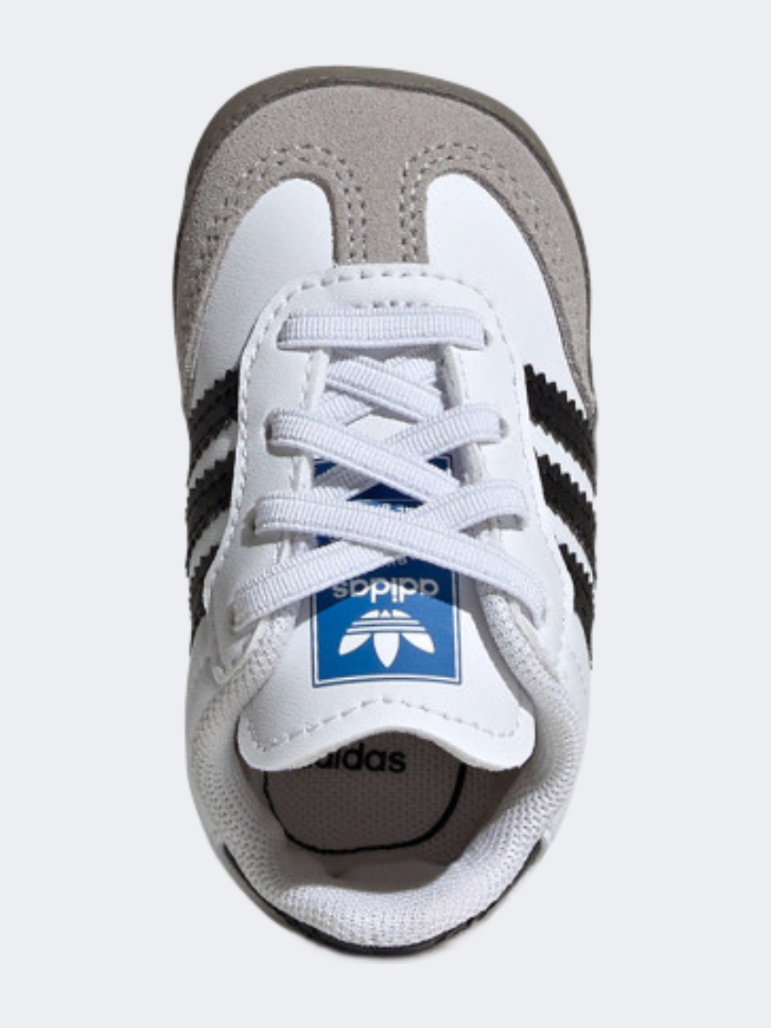 Adidas Samba Crib Infant-Boys Original Shoes White/Black
