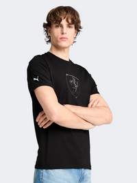 Puma Scuderia Ferrari Race Tonal Big Shield Men Lifestyle T-Shirt Black