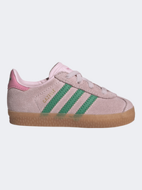 Adidas Gazelle Comfort Infant-Girls Original Shoes Pink/Green