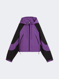 Puma Street Glam Oversized Women Lifestyle Jacket Purple