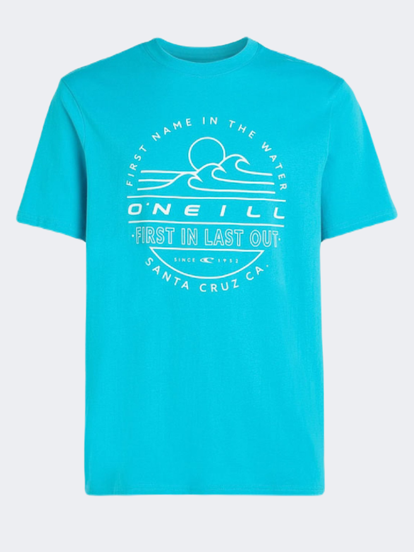 Oneill Muir Men Beach T-Shirt Neon Blue