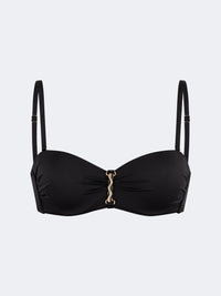 Oil And Gaz Stylish Women Beach Bandeau Bra Black