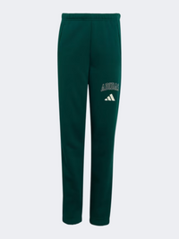 Adidas Seasonals Collegiate Typography Kids-Boys Sportswear Pant Green