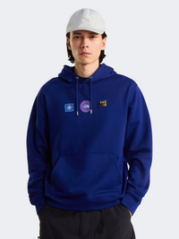 The North Face Explorer Badges Relaxed Men Lifestyle Hoody Bold Blue