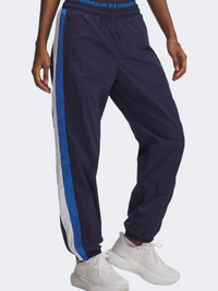 Under Armour Icon Crinkle Women Lifestyle Pant Washed Navy