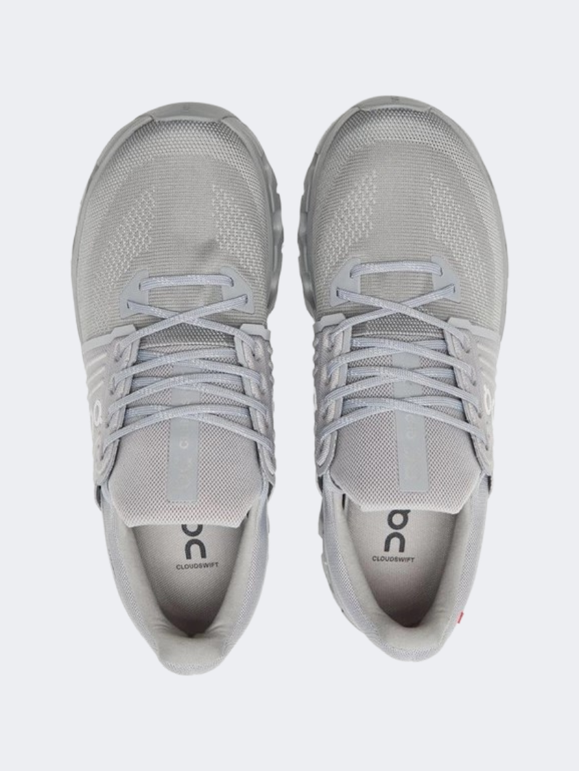 On Cloudswift 4 Ad Men Running Sneakers Alloy/Frost