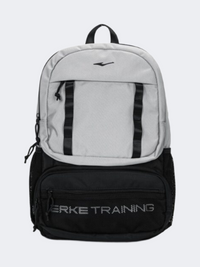 Erke Unisex Lifestyle Backpack Bag Light Grey/Black