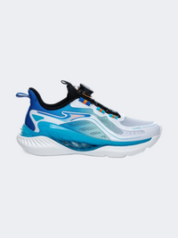 Erke Kids-Boys Running Shoes White/Green/Blue