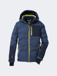 Killtec Ksw 203 Quilted Boys Skiing Jacket Blue Night