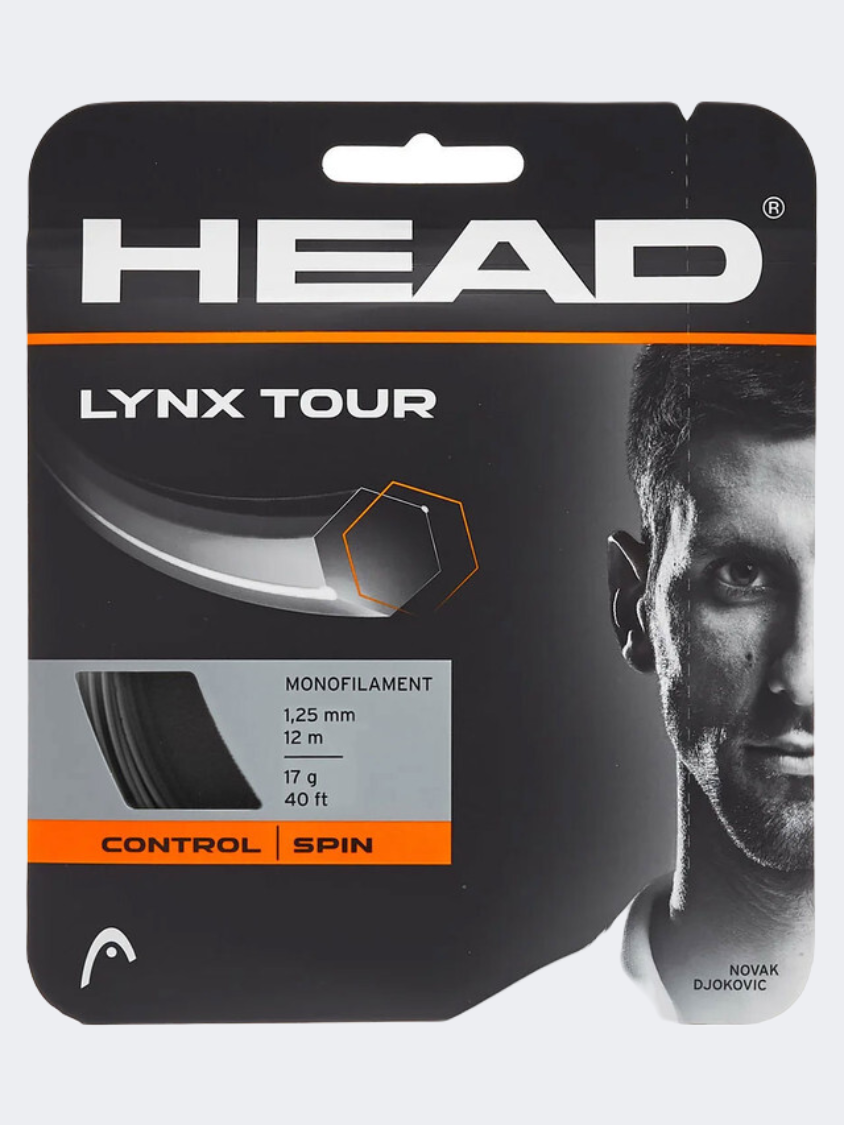 Head Lynx Tour Set 17 Tennis Strings Black