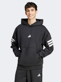 Adidas Future Icons 3 Stripes Men Sportswear Hoody Black