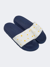 Top Ten Casual Beach Kids-Girls Slide Navy/White
