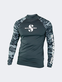 Scubapro Upf 50 Long Sleeve Diving Rashguard Graphite