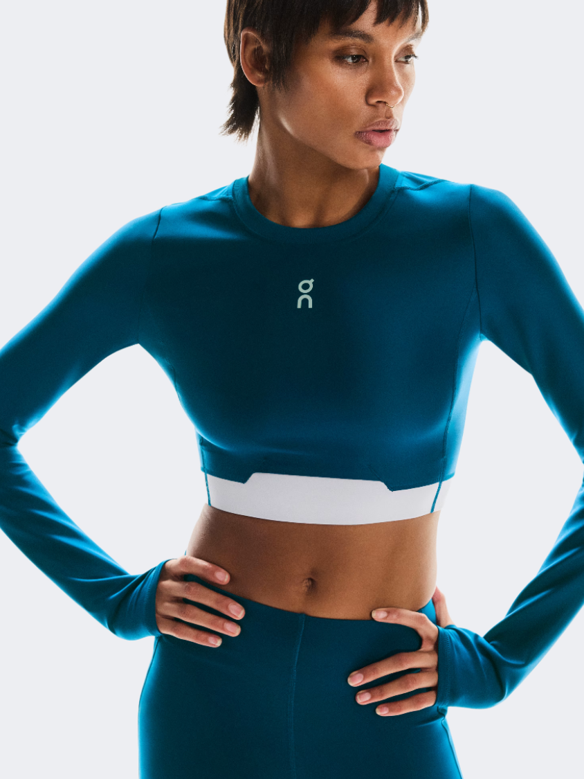 On Train Crop Women Training Long Sleeve Tempest