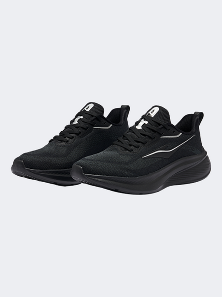 Erke Men Running Shoes Black