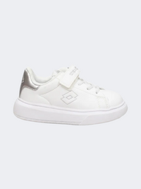 Lotto Day Prince Amf Infant-Boys Lifestyle Shoes White/Silver Metal