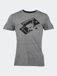 Lotto Soccer Club Men Lifestyle T-Shirt Castle Grey