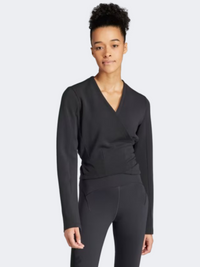 Adidas Yoga Cover Up Women Training Sweatshirt Black