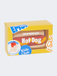 Eat My Socks Hot Dog Kids-Unisex Lifestyle Sock Multicolor