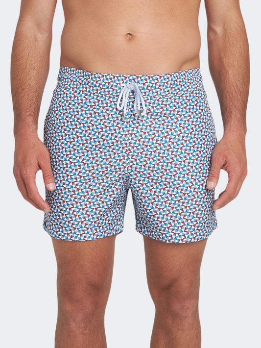 Sea You Soon Cassis Men Beach Swim Short Cherry