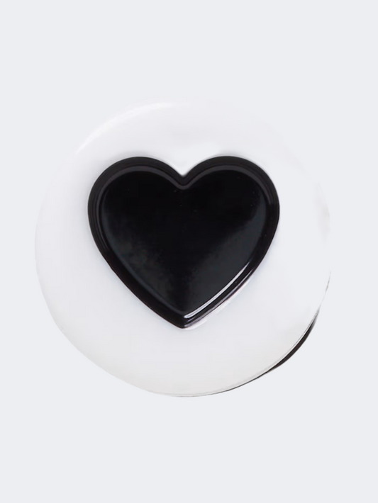 Crocs Tiny Friendship Heart Unisex Lifestyle Pins White/Black