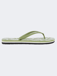 Oneill Profile Graphic Women Beach Slippers Green