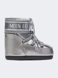 Moonboot Icon Low Glance Unisex After Ski Boot Silver