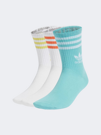Adidas Mid Cut Men Original Sock White/Easy Mint
