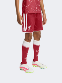Adidas Liverpool FC 26/27 Kids Home Football Short Active Maroon