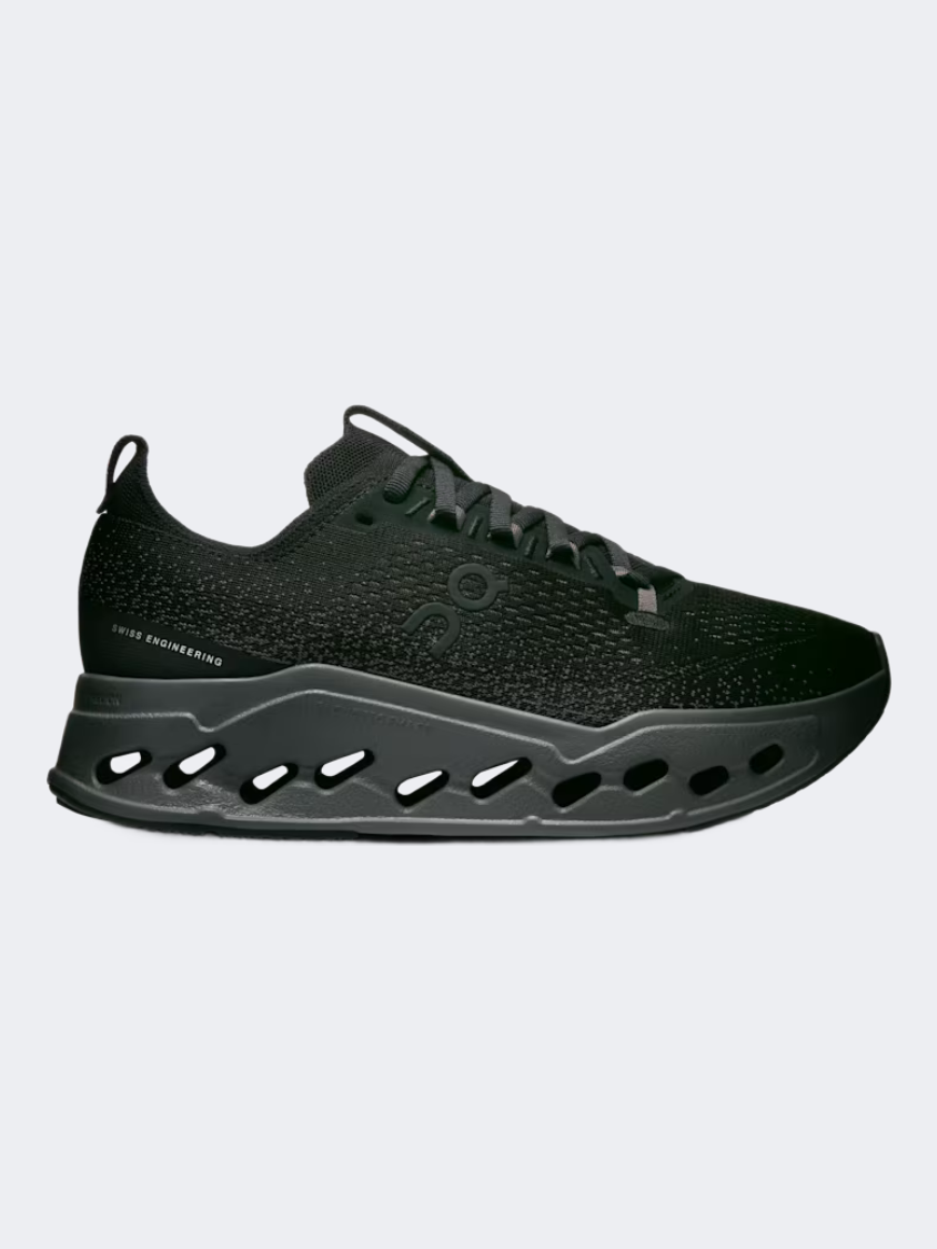 On Cloudsurfer Max Women Running Shoes Black/Eclipse