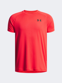 Under Armour Tech 2.0 Boys Training T-Shirt Racer Red