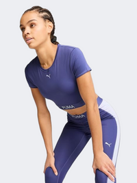 Puma Strong Women Training T-Shirt Blue Crystal