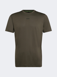 Hugo Boss Performance Men Tennis T-Shirt Open Green