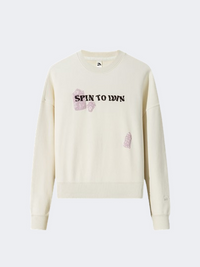 Anta Dance Spin To Win Women Lifestyle Sweatshirt Off White
