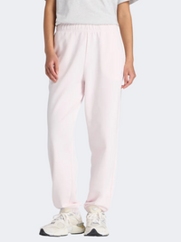 New Balance Sport Essentials French Terry Women Lifestyle Pant Pink Salt