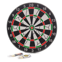 Joerex 12 Inch Flocking Dart Dartboard Multicolor