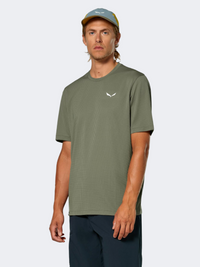 Salewa Pedroc Dry Ton Light Men Hiking T-Shirt Faded Green