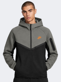 Nike Tech Fleece Windrunner Full Zip Men Lifestyle Hoody Army/Black/Orange