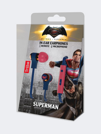 Tribe Tech Earphone Swing Wd Dc Movie Superman Unisex Lifestyle Speakers Multicolor
