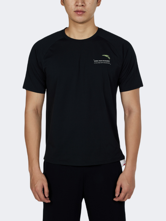 Anta Advanced Men Running T-Shirt Black