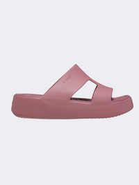 Crocs Getaway Platform H Strap Women Lifestyle Slide Cassis