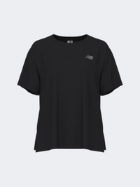 New Balance Sports Women Performance T-Shirt Black Heather