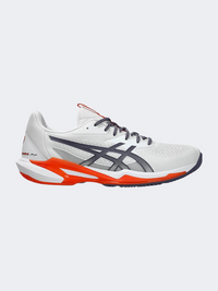 Asics Solution Speed Ff 13 Men Tennis Shoes White/Greyish Purple