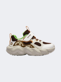 Erke Ps-Boys Lifestyle Velcro Mocha Brown/White