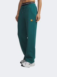 Under Armour Sport Terry Trend Women Lifestyle Pant Rack Green/Black