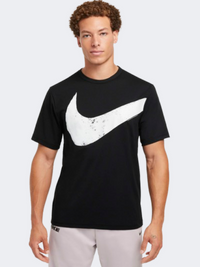 Nike Hyverse Swoosh Men Training T-Shirt Black/White