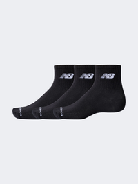 New Balance Everyday Lightweight Ankle 3 Pack Unisex Lifestyle Sock Black