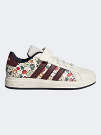 Adidas Grand Court 2 Ps-Girls Sportswear Shoes Cloud White/Ruby/Ink